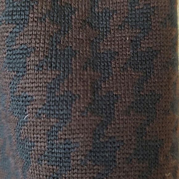 St John Collection Houndstooth Skirt Black Brown - Picture 7 of 7